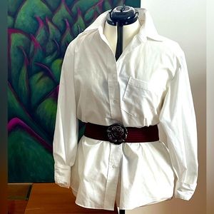 Vintage Maroon Colored Stretch Belt by Charmant Belts, Beverly Hills, CA